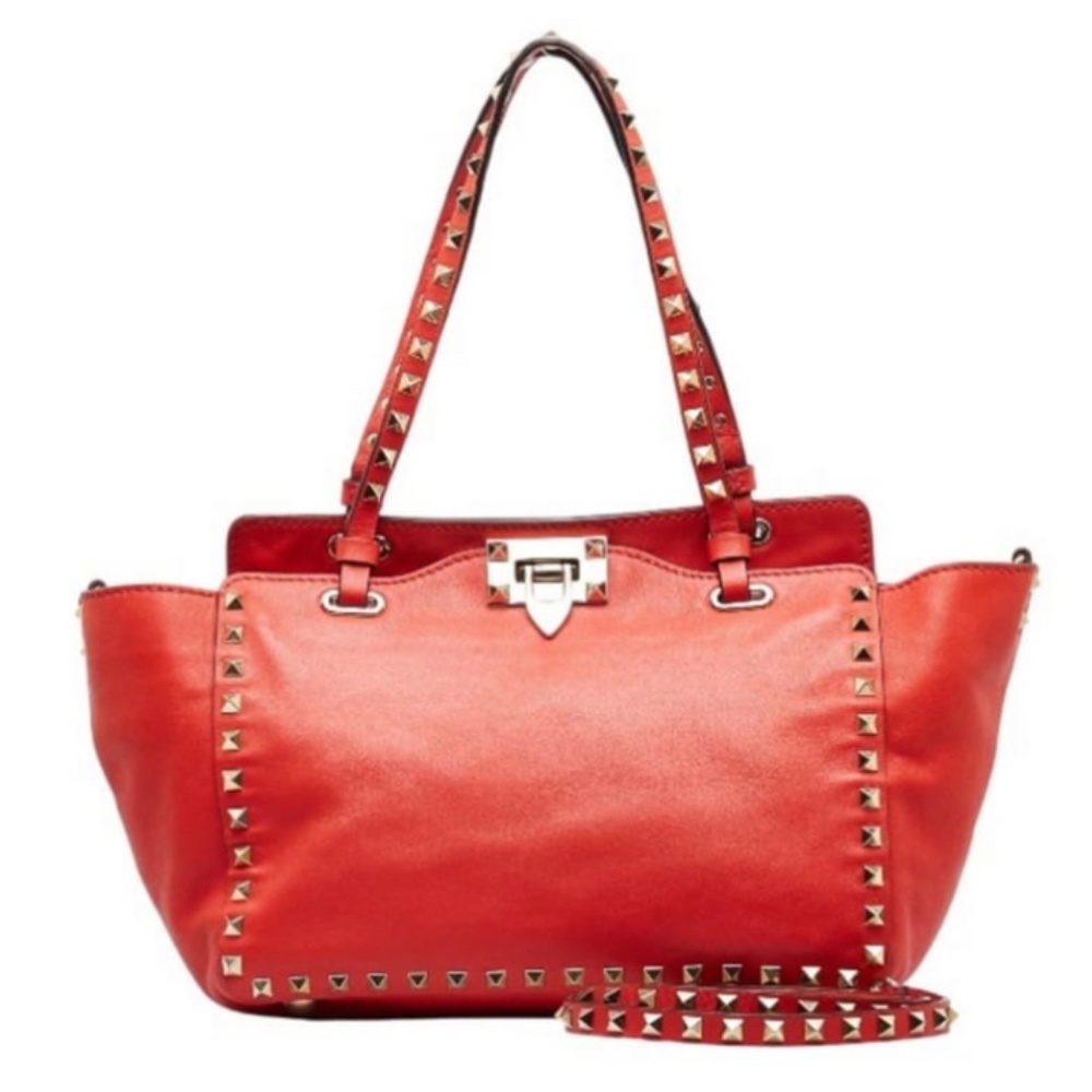 Authentic Valentino Garavani Red Leather Bag